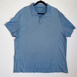 Tasso Elba Supima Blue Polo Golf Shirt